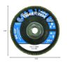 Picture of Weiler® 4-1/2" Big Cat Abrasiveflap Disc Phenolic Back Part# - 50809