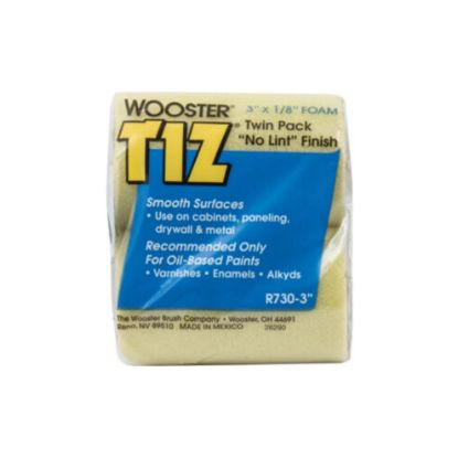 Picture of Wooster 3" Tiz Foam Twin Pack Roller Covers Part# - 00R7300030