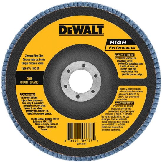 Picture of Dewalt® 6 X 7/8 80G T29 Hp Flap Part# - Dw8382