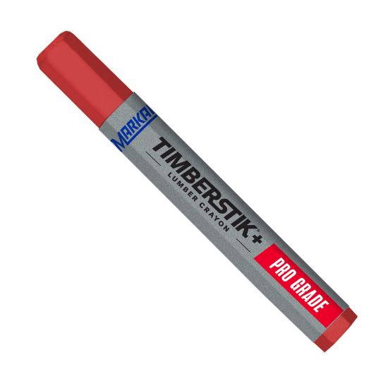 Picture of Markal® Timberstik+ Pro Grade Lumber Crayon  Red Part# - 80382