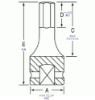 Picture of Grey Pneumatic 3/8" Dr.7 Pc. 4" Lengthfractional Hex Driver St Part# - 1247H