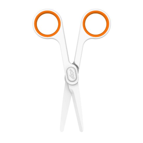 Picture of Slice Slice Small Scissors  White/Orange Part# - 10544