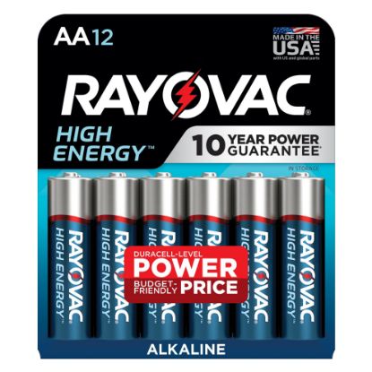 Picture of Rayovac® Rov 815-12.01 H/E Aa 12Pk Usa Part# - 815-12