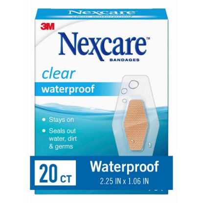 Picture of Nexcare Nexcare Waterproof Bandages 586-20Pb  20 Ct Part# - 7100027459