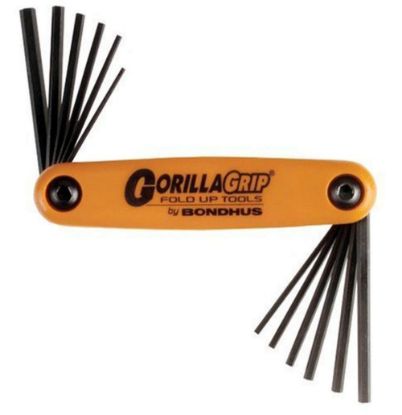 Picture of Bondhus® 5/64"-5/32"-1.5Mm-5Mm Gorilla Grip Fold-Up Set Part# - 12550