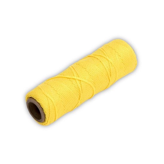 Picture of Marshalltown Braided Nylon Line 250'Yellow  Size 18 6" Core Part# - Ml605