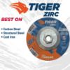 Picture of Weiler® 5 X 1/4 Tiger Zirc Ty27Grind Whl  5/8-11 Ah Part# - 58072