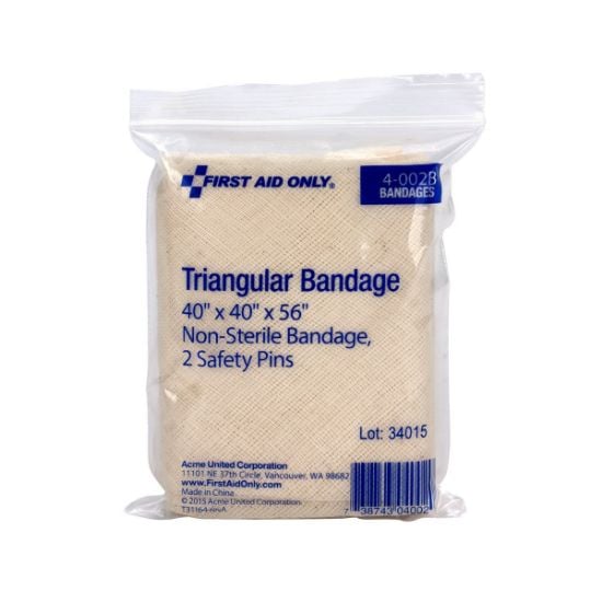 Picture of First Aid Only® Triangular Bandage  40"X 40" X 56" Part# - 4-002B