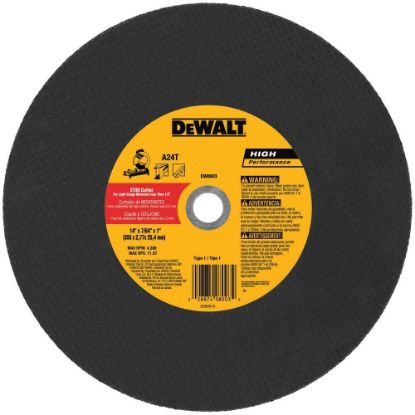 Picture of Dewalt® 14"X3/32" Stud Cutter Ch Part# - Dw8003