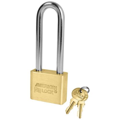 Picture of American Lock 6 Pin Tumbler Padlock Keyed Alike W/3" Shackl Part# - Al52Ka-D502