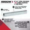 Picture of Arrow Fastener 25916 T25 Staples 9/16"1000/Pk Part# - 259