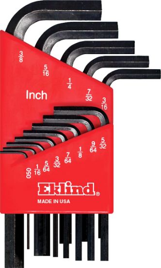 Picture of Eklind Tool 13Pc. Inch Size Hex-L Key Set Short Part# - 10113