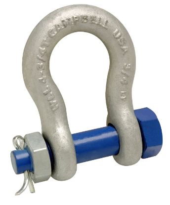 Picture of Campbell® 999 5/8" 3-1/4T Anchor Shackle W/Safety Pi Part# - 5391035