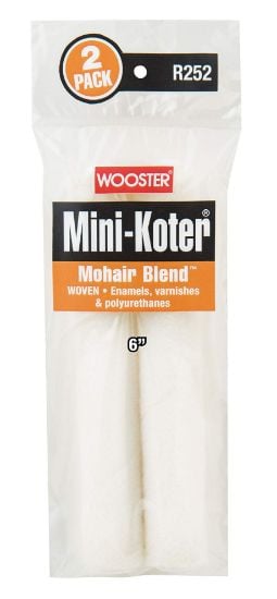 Picture of Wooster 6" Mini-Koter Mohair 2-Pk Mini Rollers Part# - 00R2520060