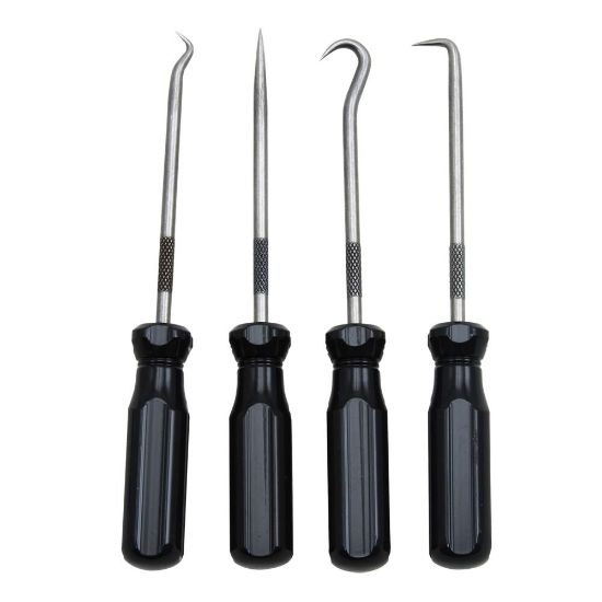 Picture of Ullman 4 Piece Hook & Pick Setw/ Screwdriver Type Hand Part# - Psp-4