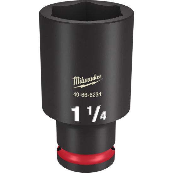 Picture of Milwaukee® Tool 1/2 Dr 1-1/4 Deep Impactsocket Part# - 49-66-6234