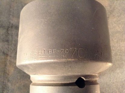 Picture of Wright Tool 70Mm 1"Dr. Impact Socketstandard 6-Point Part# - 88-70Mm