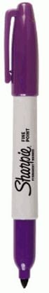 Picture of Sharpie® Sharpie Permanent Markers  Fine Point  Purple  1 Part# - 30008