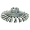 Picture of Weiler® 4" Knot Wire Bevel Brush.020 Ss 5/8-11 A.H. Part# - 13436