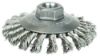 Picture of Weiler® 4" Knot Wire Bevel Brush.020 Ss 5/8-11 A.H. Part# - 13436