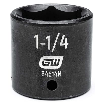 Picture of Gearwrench® 1/2" Drive 6 Point Stanimpact Sae Socket 1-1/4" Part# - 84514N