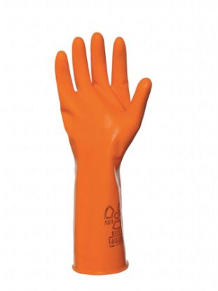 Picture of Honeywell North® Anti-C Rubber Latex Gloves 18 Mil 15" Size 11 Part# - Atcp1815/O/11