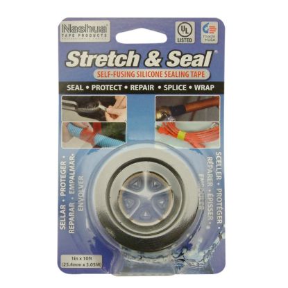 Picture of Nashua Stretch And Seal Silicone Tape Black 1Inx10Ft Part# - 1743082