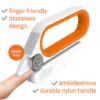 Picture of Slice Slice Rotary Scissors  White/Orange Part# - 10598