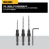 Picture of Dewalt® 3 Pc. Countersink Set Part# - Dw2535