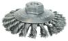 Picture of Weiler® 4" Knot Wire Bevel Brush.014 M10 X 1.25 A.H. Part# - 13401