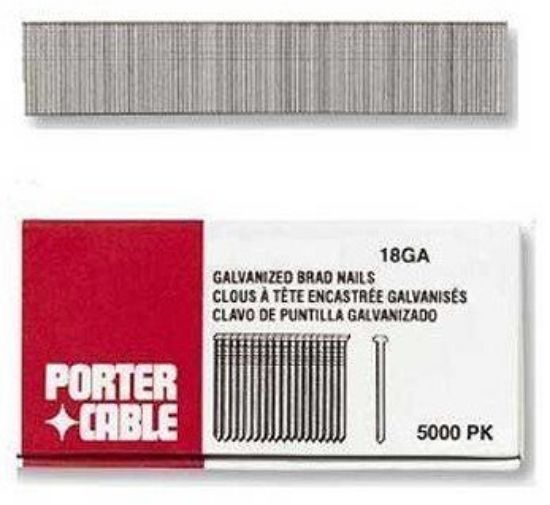 Picture of Porter Cable 18 Ga Brad Nail 1-1/4" Long (5000 Pk) Part# - Pbn18125