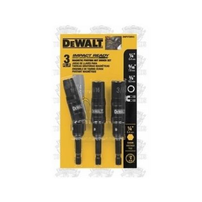 Picture of Dewalt® 3Pc Magnetic Impact Ready Pivoting Nutdriver Set Part# - Dwpvtdrv3