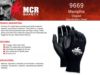 Picture of Mcr Safety Black Nylon Black Pu 13Ga Part# - 9669M