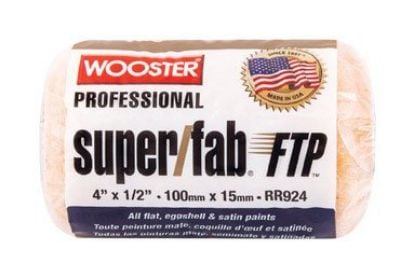 Picture of Wooster 4" Super/Fab Ftp 1/2" Nap Roller Cover Part# - 0Rr9240040