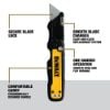 Picture of Dewalt® Dewalt Push & Flip Folding Utility Part# - Dwht10991