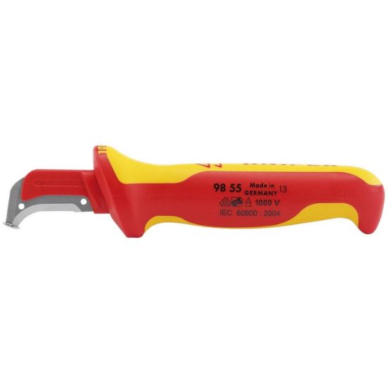 Picture of Knipex 7" Dismantling Knife-1000V Insulated Part# - 9855