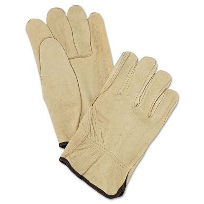 Picture of Mcr Safety Large Straight Thumb Grain Leather Drivers Glove Part# - 3400L