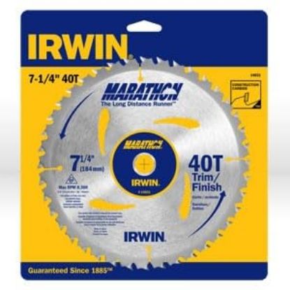 Picture of Irwin® 7-1/4 40T Marathon Cir.B Part# - 14031