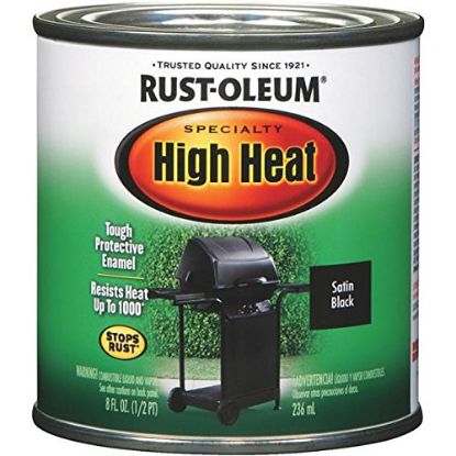 Picture of Rust-Oleum® Specialty High Heat Bbqblack 1/2 Pt Part# - 7778730