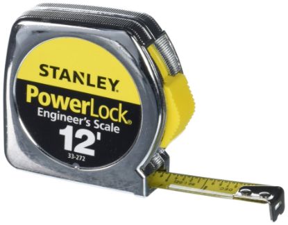 Picture of Stanley® Decimal Tape Rule 1/2" X12' Part# - 33-272