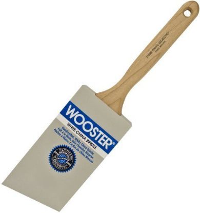 Picture of Wooster 2" White Bristle Angle Sash Brush Part# - 0Z12220020