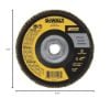 Picture of Dewalt® 4.5In X 5/8In-11 60Gritalum Flap Disc Part# - Dw8312Al