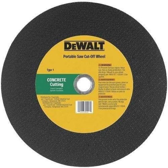 Picture of Dewalt® 14"X5/32"X1" Asphalt Port Saw Cut-Off Wheel Part# - Dw8034