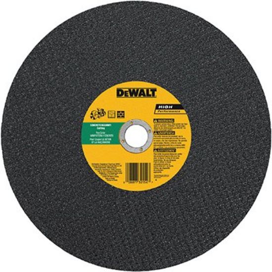 Picture of Dewalt® 14"X5/32"X20Mm Concretemasonry Port Saw Cut Off Part# - Dw8025