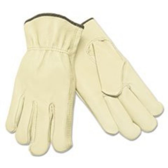 Picture of Mcr Safety Small Straight Thumb Grain Leather Drivers Glove Part# - 3400S