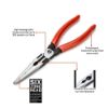 Picture of Crescent® 6" Long Nose Plier Dipped Handle Part# - Z6546-06