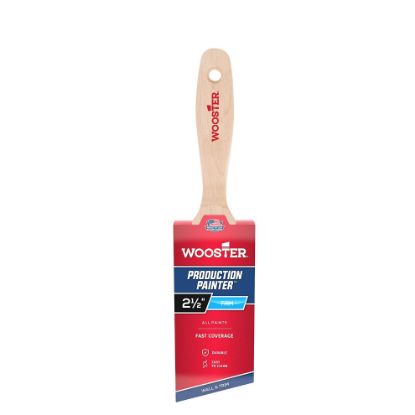 Picture of Wooster 2-1/2" Production Painter Angle Varnish Brush Part# - 0J46450024