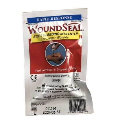 Picture of First Aid Only® Woundseal Blood Clot Powder- Rapid Response Btl Part# - 90327