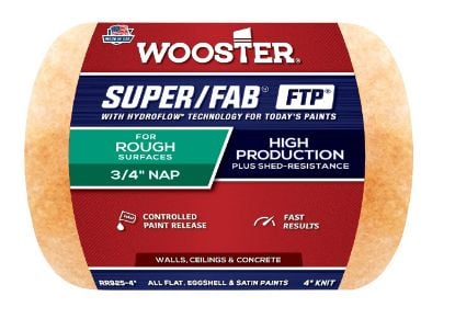 Picture of Wooster 4" Super/Fab Ftp 3/4" Nap Roller Cover Part# - 0Rr9250040