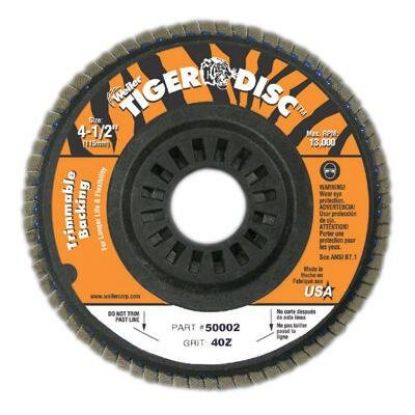 Picture of Weiler® 5" X 5/8-11 Type 29 Style Grind. Wheel 80 Grit Part# - 50016